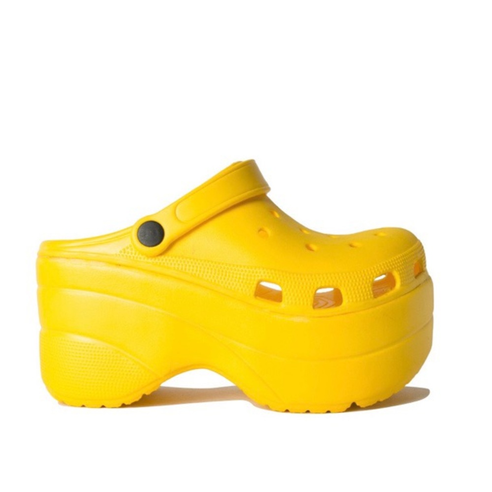 Yellow platform Sandals